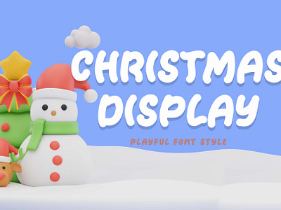 Christmas Display beautiful branding christmas design display easter font font design graphic design handwritten illustration logo playful santa ui valentine winter