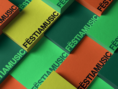 FëstiaMusic — Branding branding bundle business card corporate design download identity logo mockup mockups psd stationery template typography