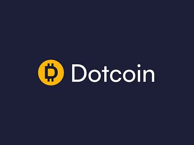 Dotcoin 3d animation bigcoin bitcoin bitcoin logo branding coin coin logo crypto crypto currency crypto logo design dotcoin graphic design logo logo design motion graphics ui
