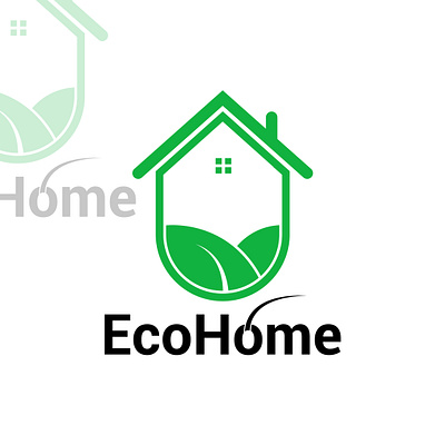 EcoHome Logo branding creative logo custom logo design graphic design illustration logo logodesign logos ui