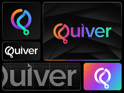 Quiver - Technology logo, logo design, branding, identity app icon logo artificial intelligence branding creative logo data design icon it logo logo logotype minimalist logo modern logo startup logo symbol tech logo tech q logo technology icons technology logo typography logo wordmark logo