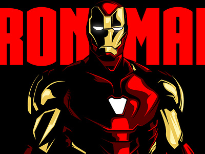 I Am Iron Man avengers heroe iron man vector
