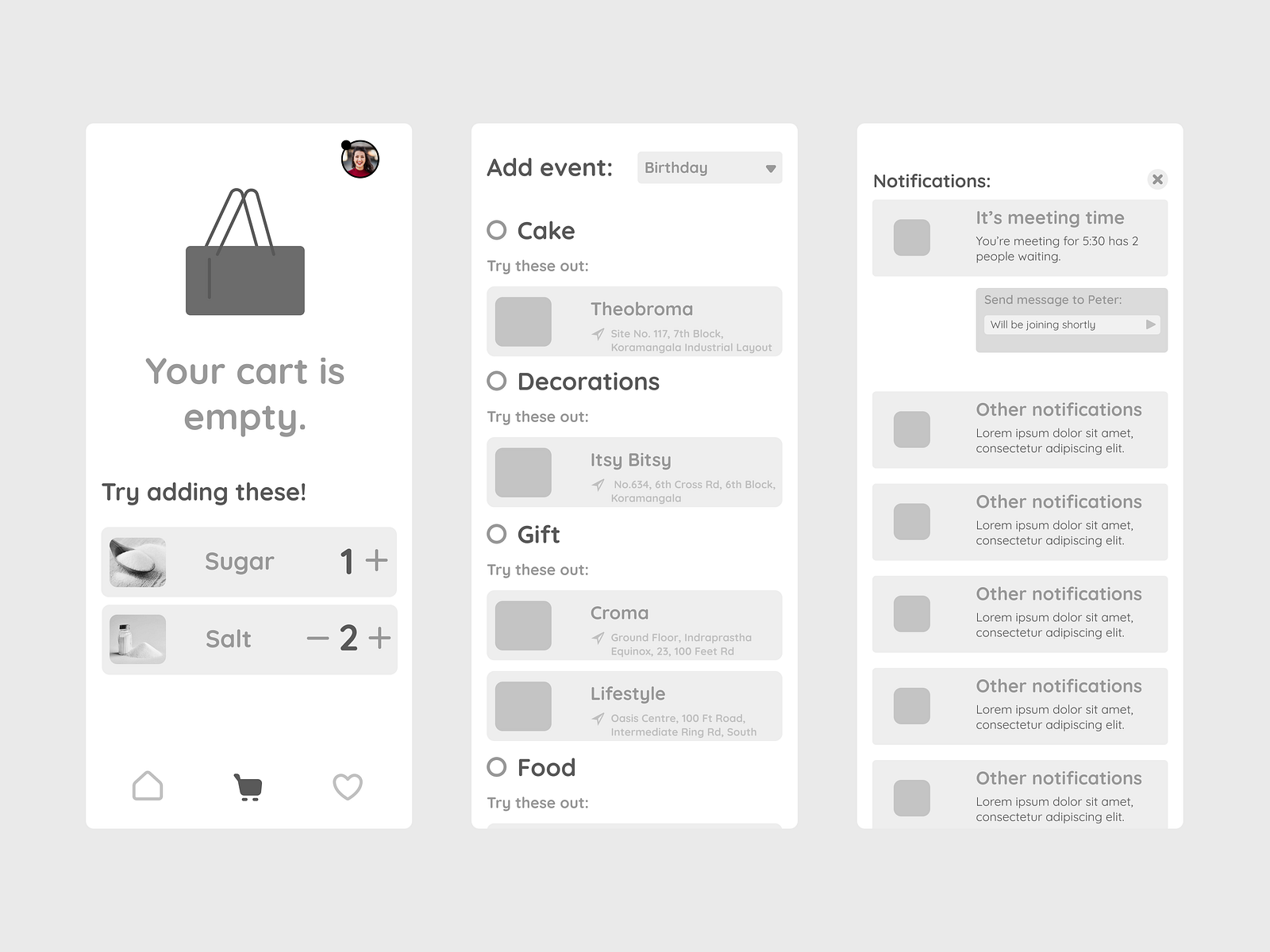 wireframes-for-a-party-planner-application-by-aditi-on-dribbble