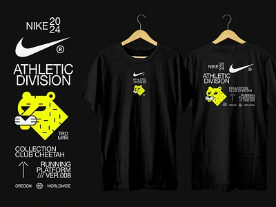 NIKE Club Cheetah animal athletic brand branding cheetah club fashion fast logo mascot nike running shirt sports sportswear swoosh t shirt