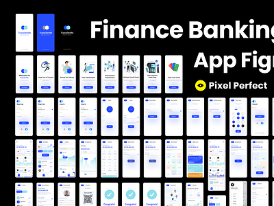 Finance Banking Money Mobile App | Figma | Flutter app design figma finance finance app finance app design flutter mobile app mobile application mobile design ui uiux ux