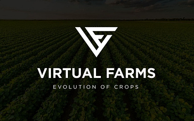 Virtual Farms brand identity branding business design farm graphic design logo logo design