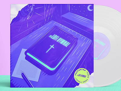 The Lofi Hymnal Packaging & Branding album art branding design drawing graphic design illustration lofi logo packaging typography ui ux vector