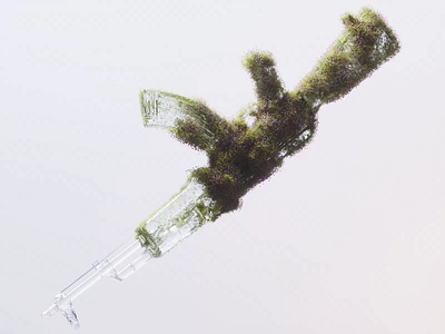 No War. More moss 3d 3d animation 3d motion graphics after effects flower 3d flower animation grass grass animation gun moss nature 3d nature animation render shotgun war