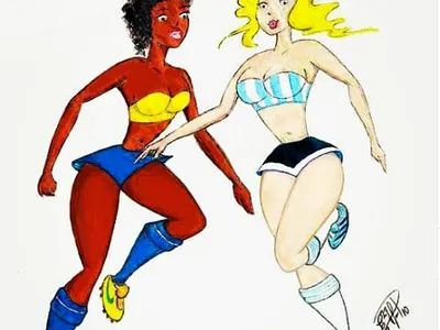 Brazil vs Argentina character design design football illustration soccer