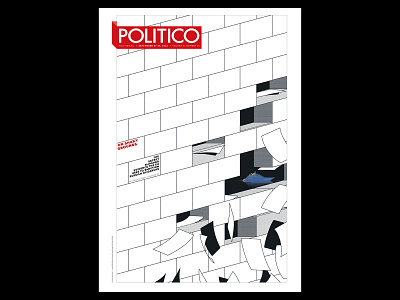 Politico Cover - Volume 9, Number 31 art design editorial illustration illustration metaphor narrative poster