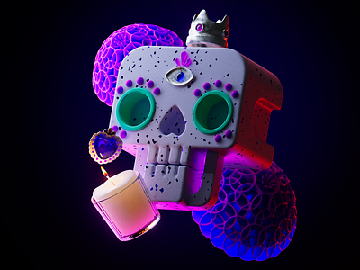 Dia de muertos 💀 3d animation app design branding design graphic design illustration inspiration interaction interface logo motion graphics ui