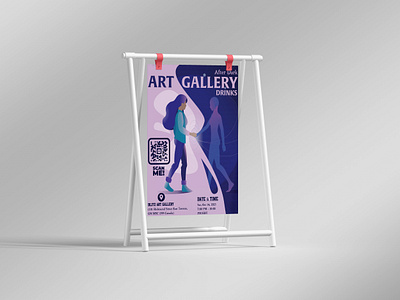 Human Meets AI | AI Vs Human | Outdoor Banner | Poster Design 3d ai ai for nft art gallery artificial intelligence banner banner art billboard board branding design graphic design illustration landing page nft poster sign vector web application website