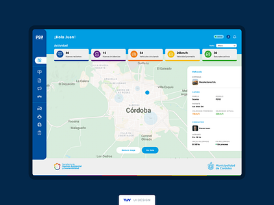PGA Dashboard administrative dashboard design desktop geolocation home map navigation performance product ui ui design ux ux design visual design