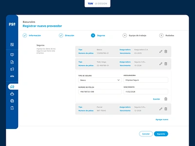 PGA - Dashboard administration app control dashboard desktop navigation product steps ui ui design ux ux design visual design web app