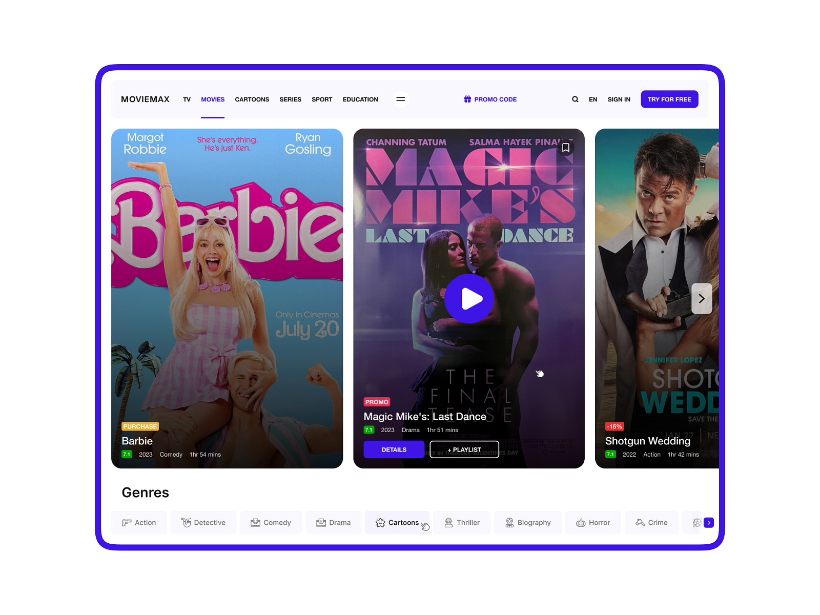 Moviemax Movie Streaming Platform By Serhii Kasianov On Dribbble what-does-purging-mean