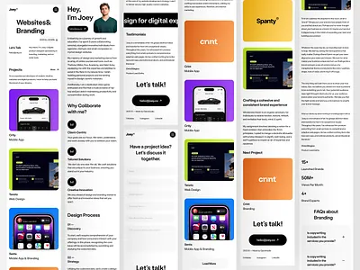 Personal Portfolio 3d animation app application branding design graphic design illustration kit logo mobile responsive ui ui design uidesign uikit uikits uiux web website