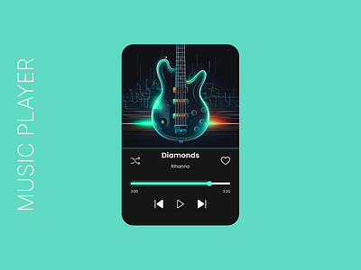 UI CHALLENGE | DAY - 02 design music player product design ui