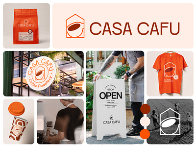 Casa Cafu Logo Design (Unused) ai branding coffee creative design graphic design illustration logo logo mark logotype minimal simple typeface
