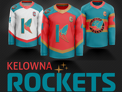 Kelowna Rockets Concept concept graphic design hockey jersey logo uniform