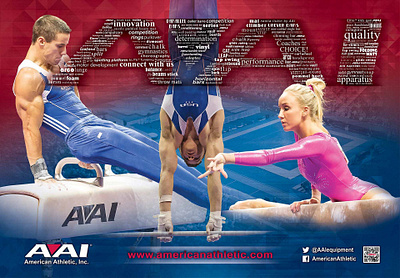 AAI Gymnastics Posters design gymnastics posters