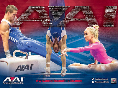 AAI Gymnastics Posters design gymnastics posters