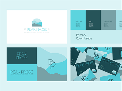 Brand Guide • Peak Prose brand guidelines visual identity