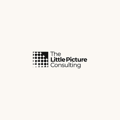 The Little Picture Consulting branding clean logo logotype minimal simple typography
