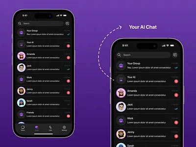 Daily UI #013 - Direct Message 013 daily ui dailyui dailyui13 day13 direct message ui ui design uidesign user interface