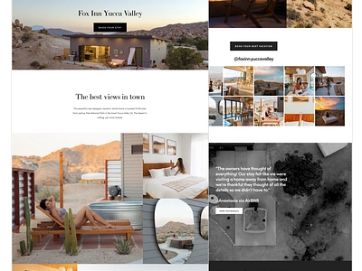 Fox Inn Website airbnb airbnb design foxinn web design website design