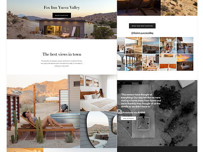 Fox Inn Website airbnb airbnb design foxinn web design website design
