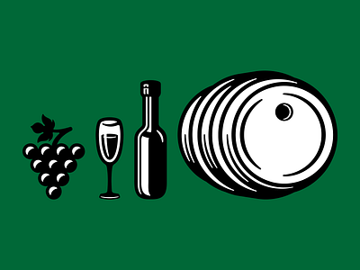 Wine Icons artwork branding design graphic design icon design icons illustration logo vector wine wine icons