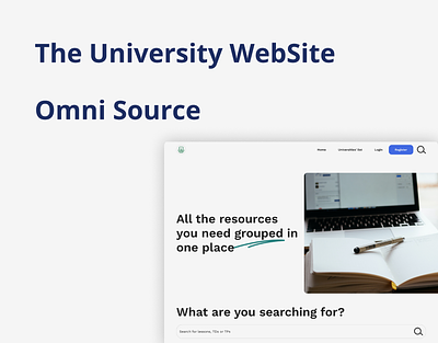 OmniSource: the universities website lo fi lofi low fidelity prototyping sketch style guide ui university user experience research ux website