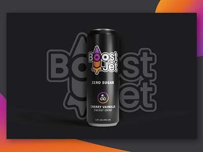 BoostJet Energy Drink 3D Model and Label Design 3d 3d art 3drender blender energy drink design modeling