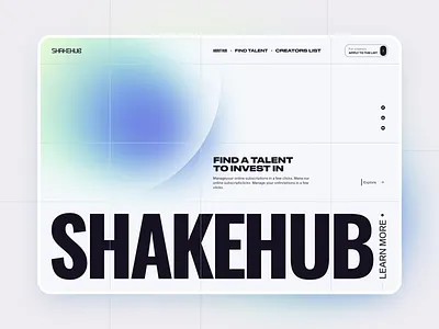 Talent Acquisition Portal | landing page concept bold concept design gradient graphic design homepage hub human resources illustration invest landing page minimalistic portal social network talent acquisition typography ui vector web website