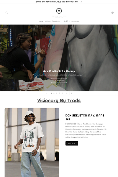 Web Design: Visionary Trade Union visionarytradeunion