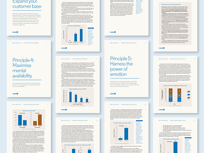 Marketing Report eBook art direction data visualization ebook layout marketing report typography
