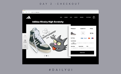 Checkout - Daily UI 002 design figma ui