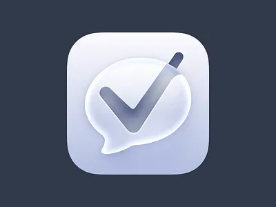 Startup icon app icon app store app store icon branding bubble chat bubble ios app icon kickoff logo macos app icon shading shadow skeuomorphic