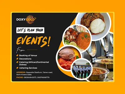 Flyer Design for DoxyGold design graphic design