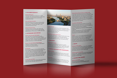 Brochure • BU branding brochure layout print typography