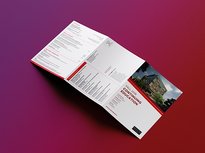 Brochure • BU branding brochure layout print typography