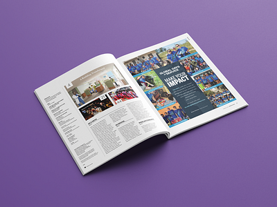 Editorial • BU branding editorial design layout magazine print publication typography