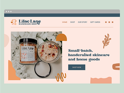Website • Lilac Lane branding ui ux visual identity web design