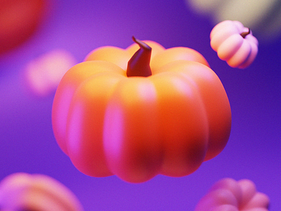 pumpkin season 🎃 3d illustration