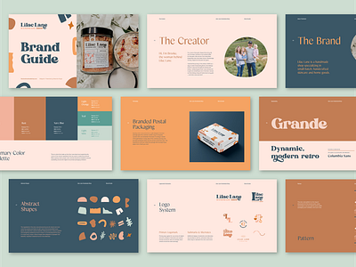 Brand Guide • Lilac Lane brand guide branding layout typography visual identity