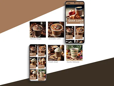 COFFEE TIME branding cafe coffee figma graphic design ui user experience user interface web design