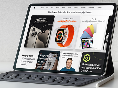 Website Apple Store apple clean ui ecommerce homepage ipad iphone iphone 15 landing page mockup online store store ui ux ui design uidesign web web design website