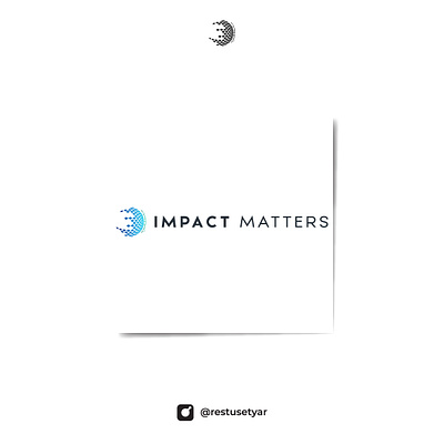 Sold design for Impact Matters tech company. branding business logo graphic design inspiration logo logo design modern small business technology vector