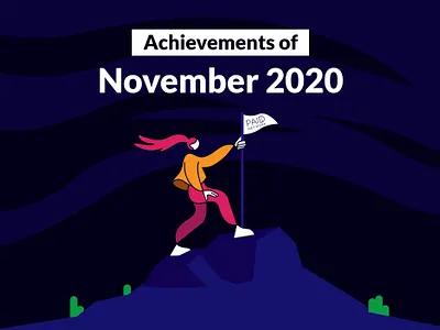 Paid Network character character banner identity