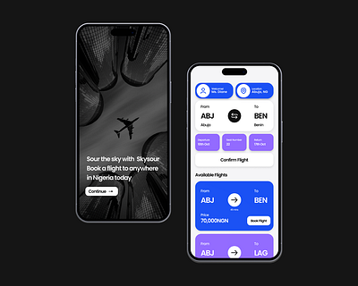 Flight Booking App app ui uiux